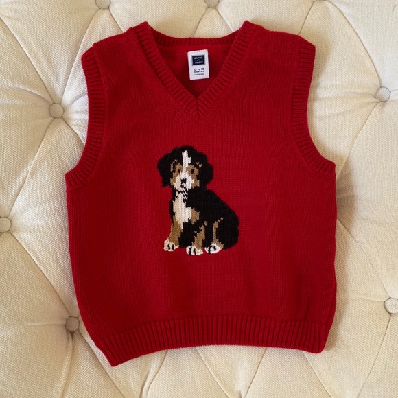 Janie and Jack Other - Janie and Jack Puppy Sweater Vest